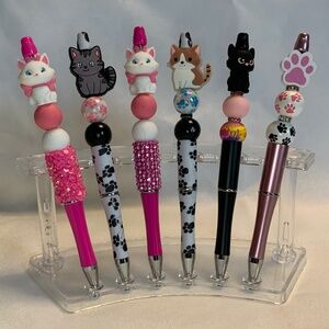 NEW! Handmade Decorated Pens! 5 Piece Set! You Get One!  Your Choice!